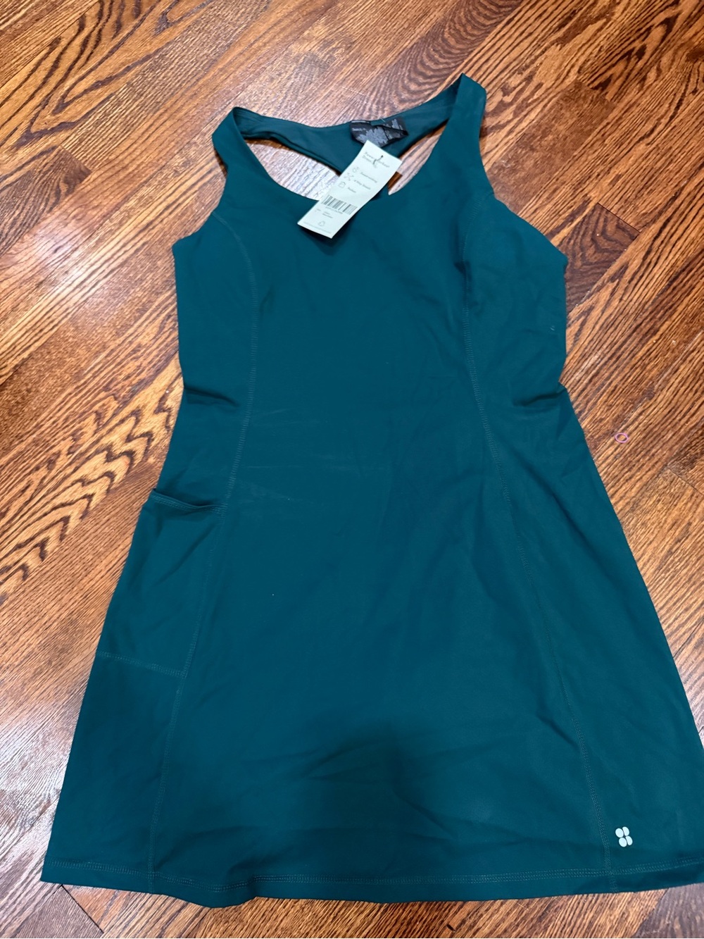 Sweaty Betty Retro Green Workout Dress